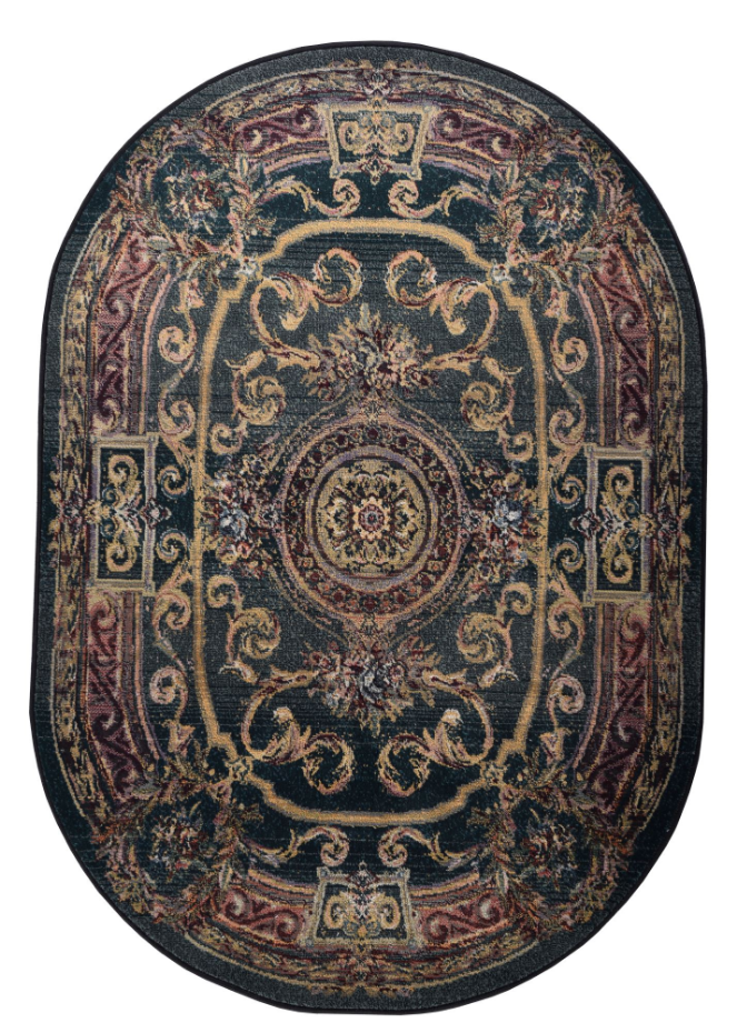 Tapis Gabiro Medaillon, tissé, rond