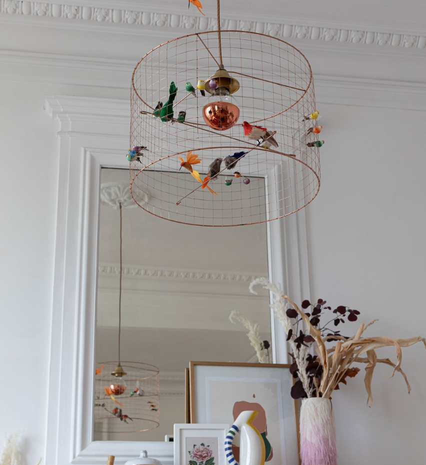 Suspension petite volière