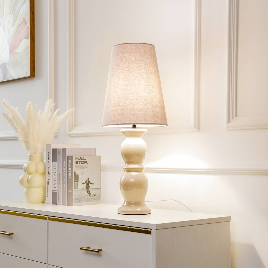 Lampe à poser en céramique design, Lyndorin