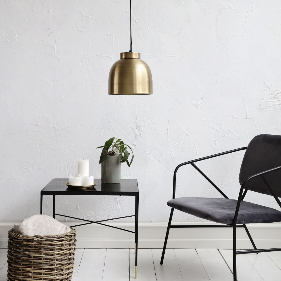 Lampe suspension laiton Small Bowl