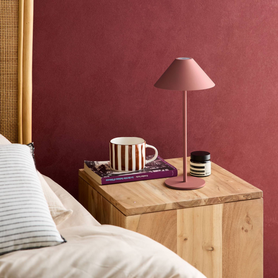 Lampe de table intérieur/extérieur LED sans fil H 32cm ADAM