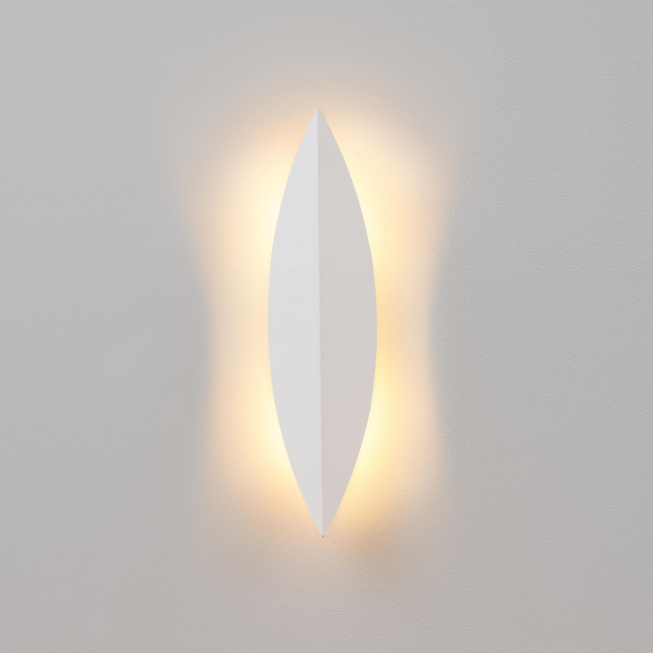 Applique blanche avec LED intégrée - MOANA