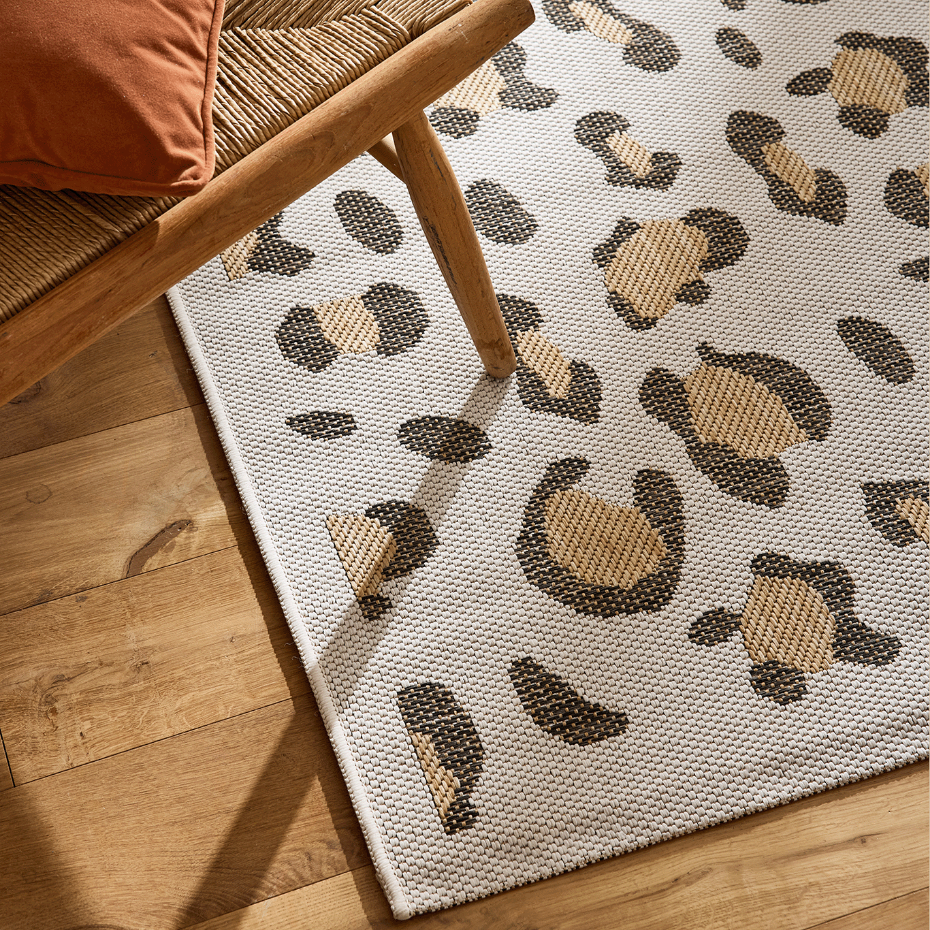 Tapis intérieur extérieur à motif léopard SAVANNA