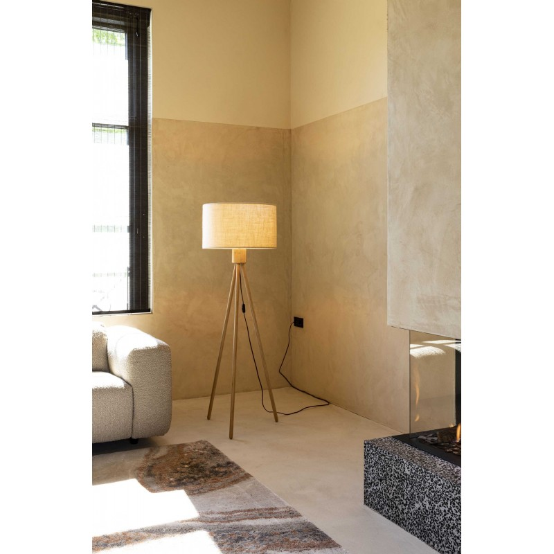 Lampadaire design en bois scandinave, LIN