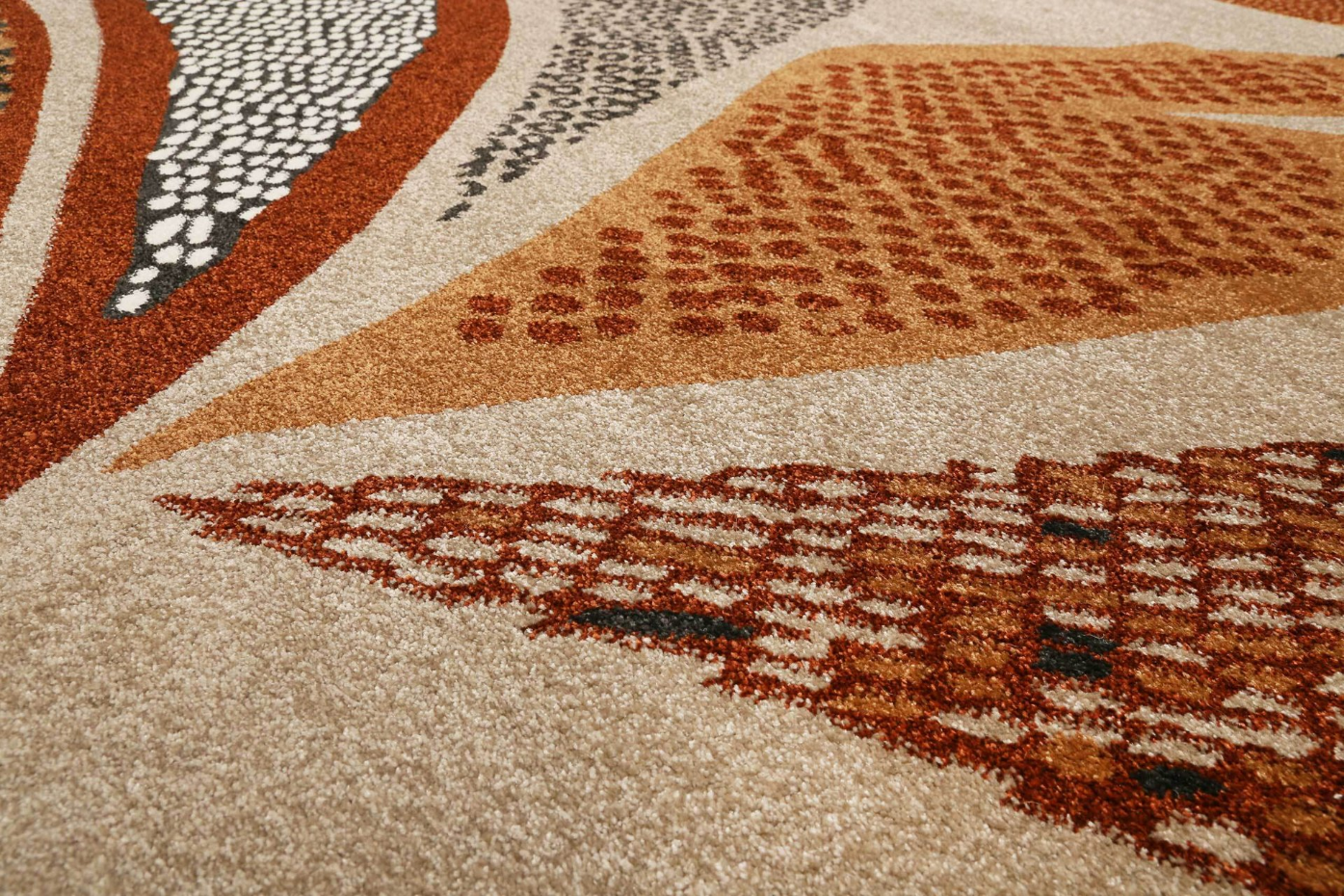 Tapis design motif végétal ,  Hazel