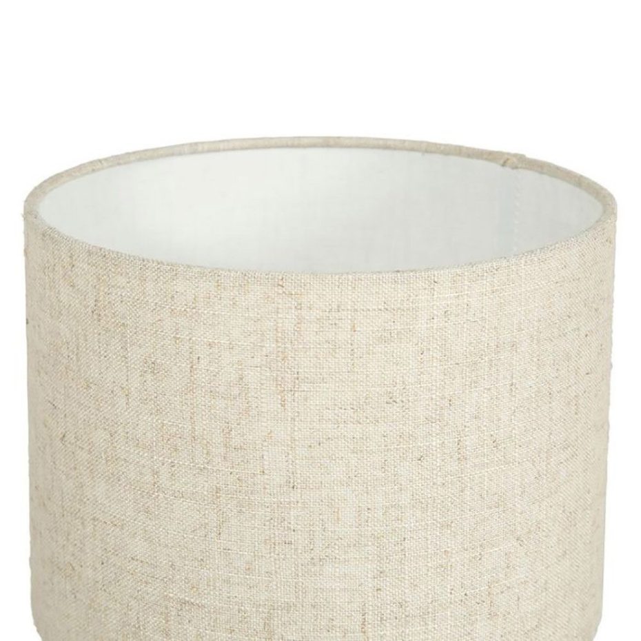 Lampe Pétales Céramique Lin Beige