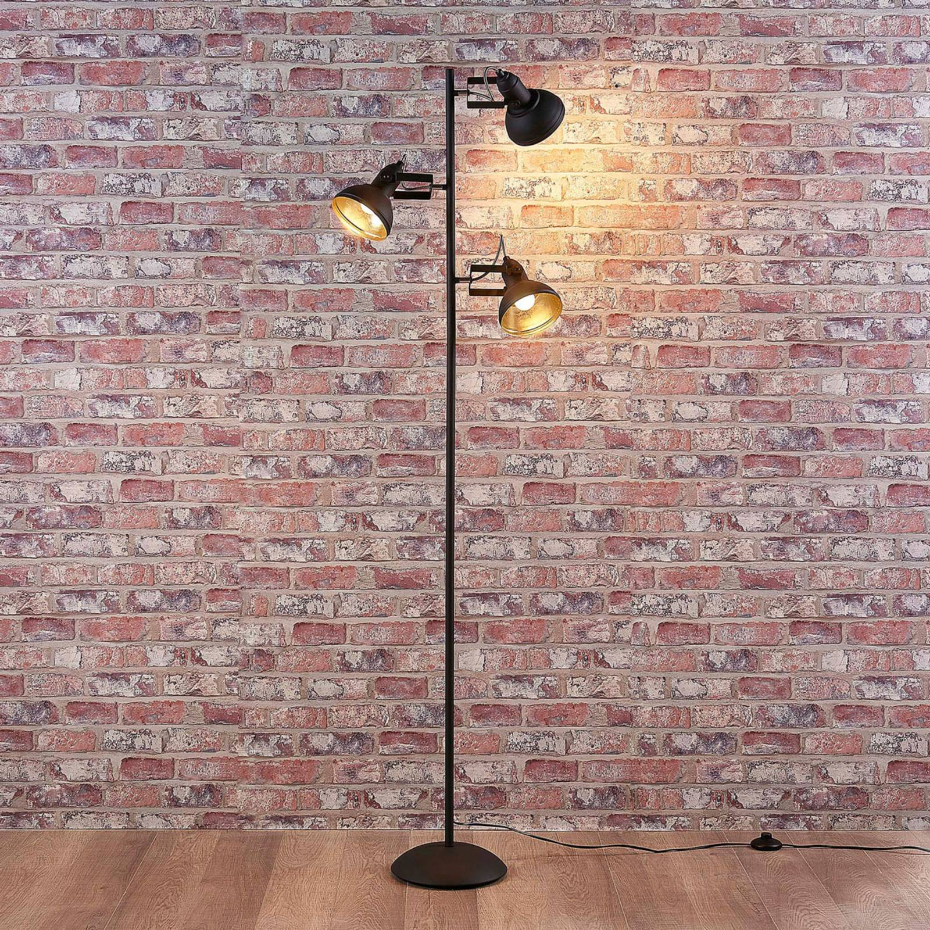Lampadaire en métal industriel, Lilly