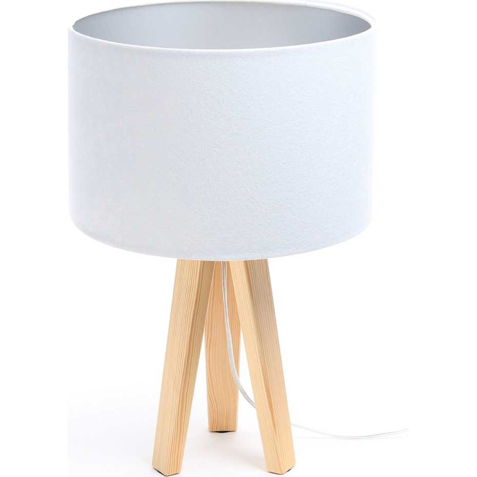 Lampe de chevet en bois Glamour