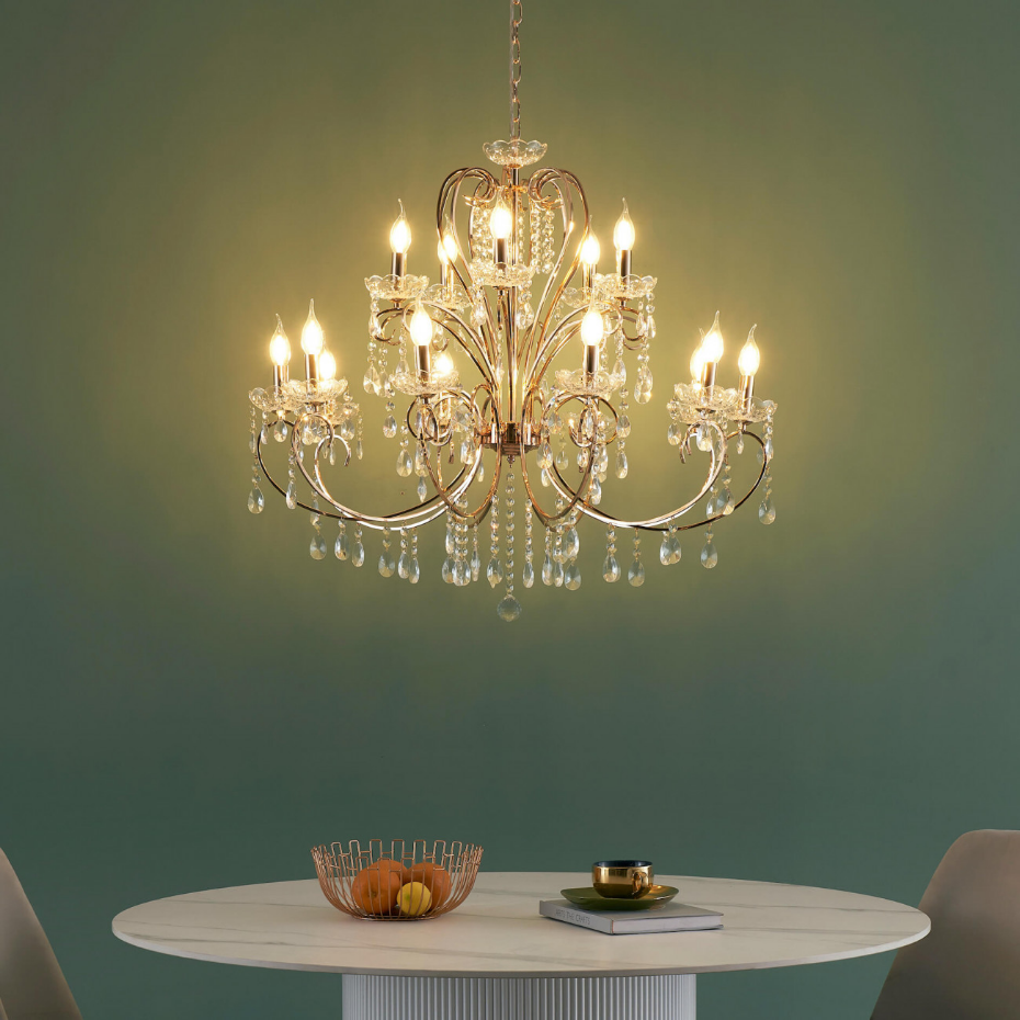 Magnifique lustre en cristal - PAVIA
