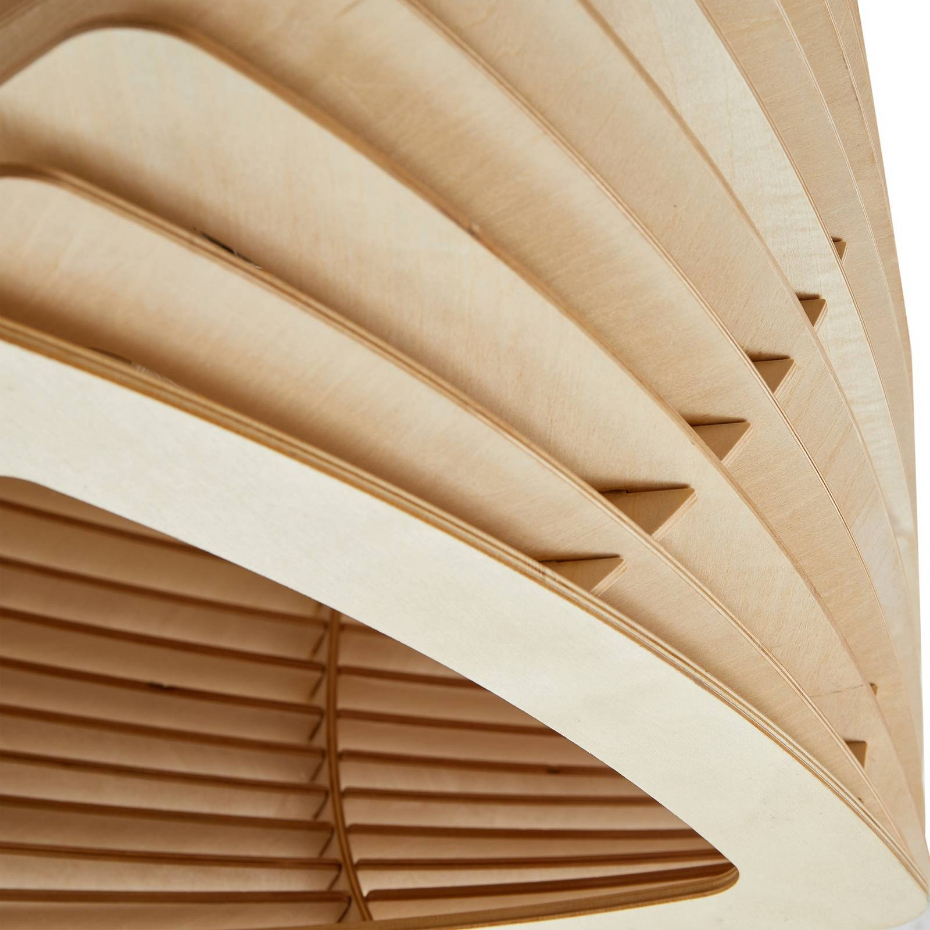 Plafonnier en bois design, Sanza