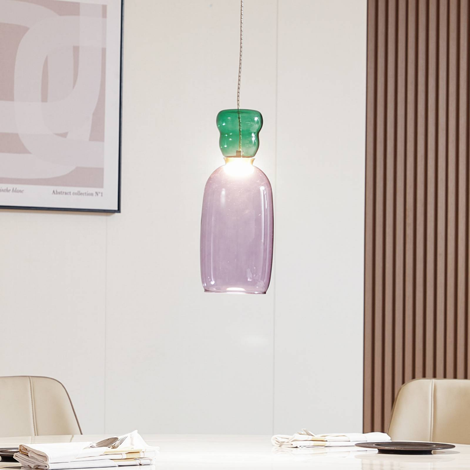 Suspension en verre jeunesLED, Fay