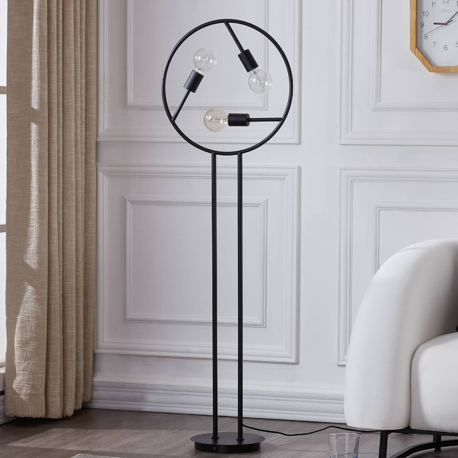 Lampadaire en métal design, Linnard