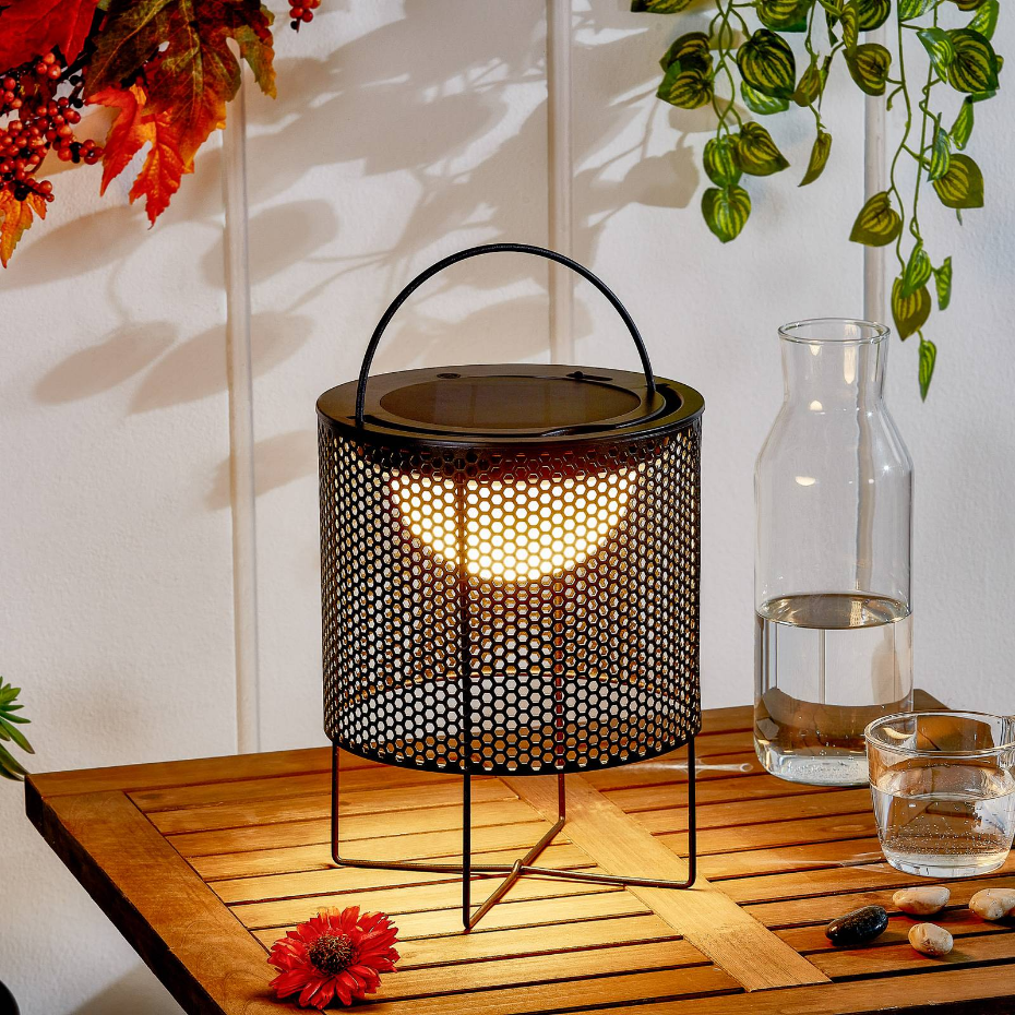 Lampe solaire extérieur en métal moderneLED