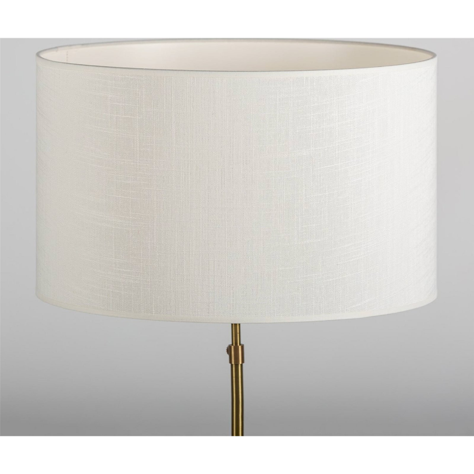 Abat-jour rond en lin pour salon ou chambre