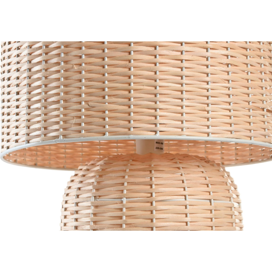 Lampe de table en rotin rond Tropical