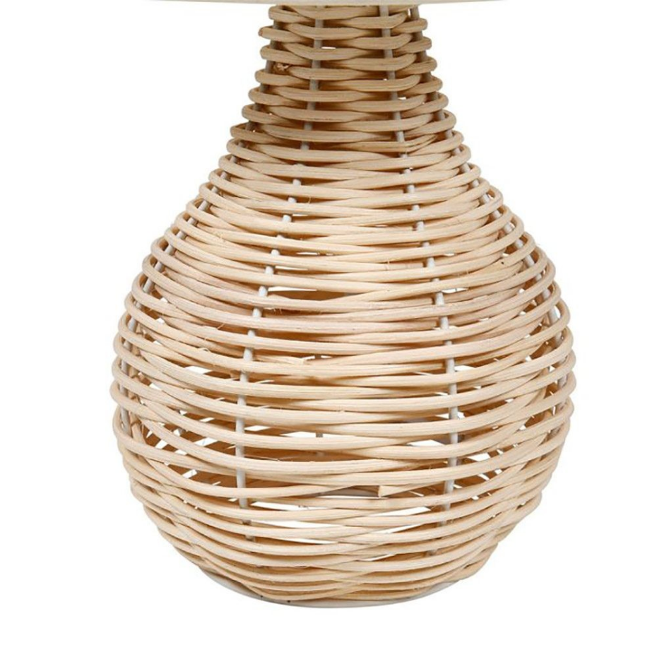 Lampe rotin abat-jour naturel