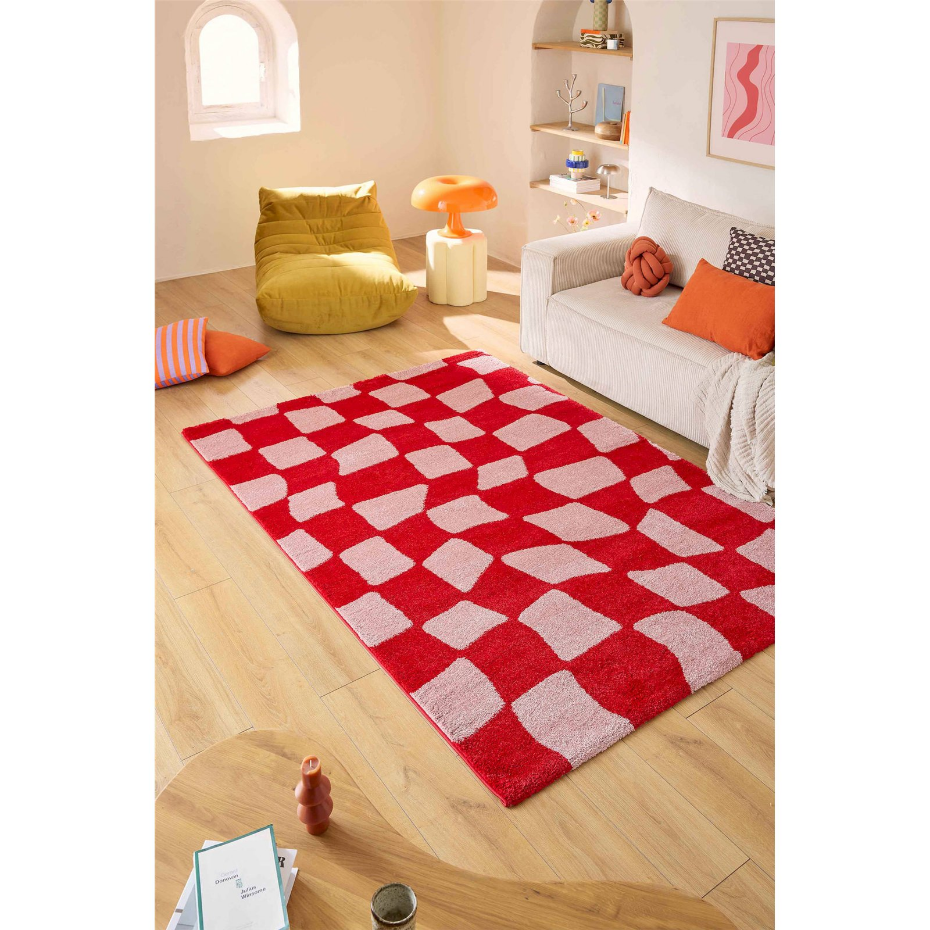 Tapis en polypropylène rectangulaire GROOVY