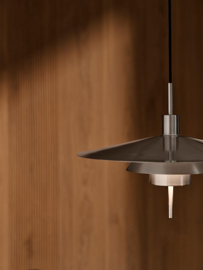 Suspension Latika  Métal Chrom brossé ,  H. 32,5 - IP20 - E27 /  DFTP Intérieur