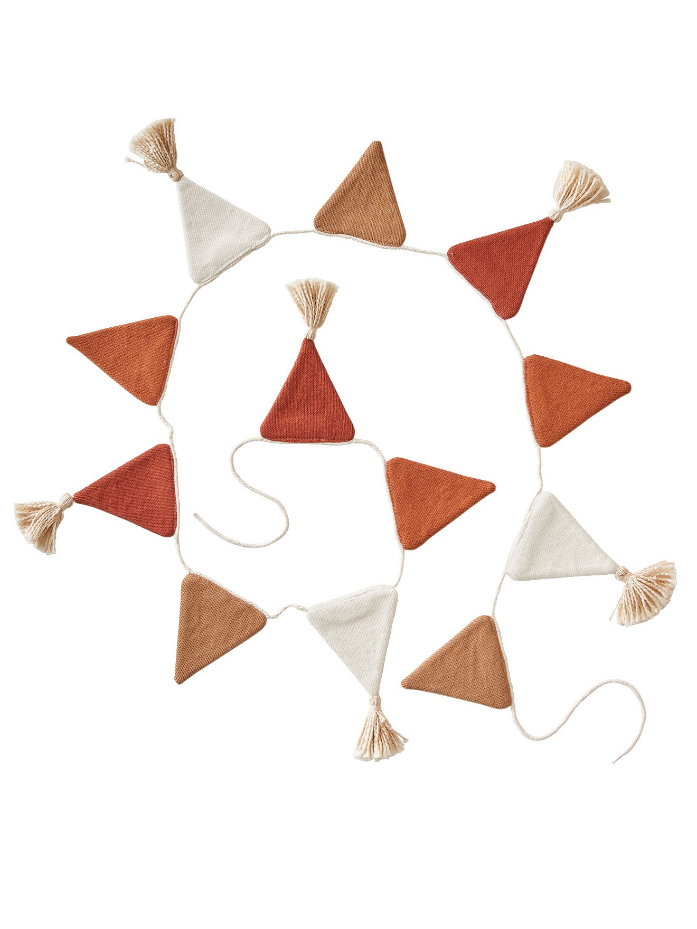 Guirlande fanions tricot