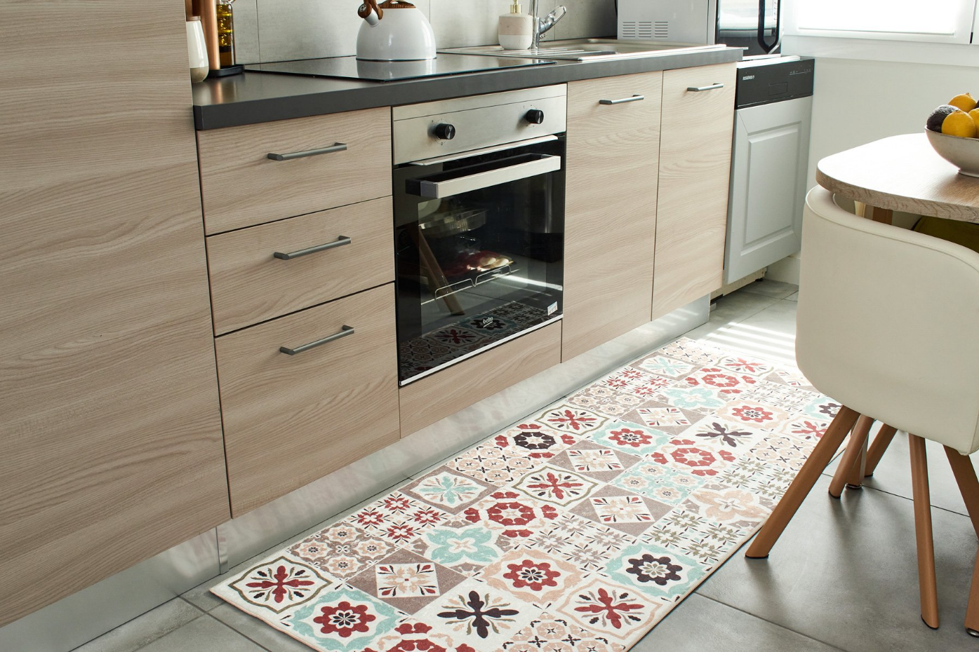Tapis de cuisine carreaux de ciment AZULEJO