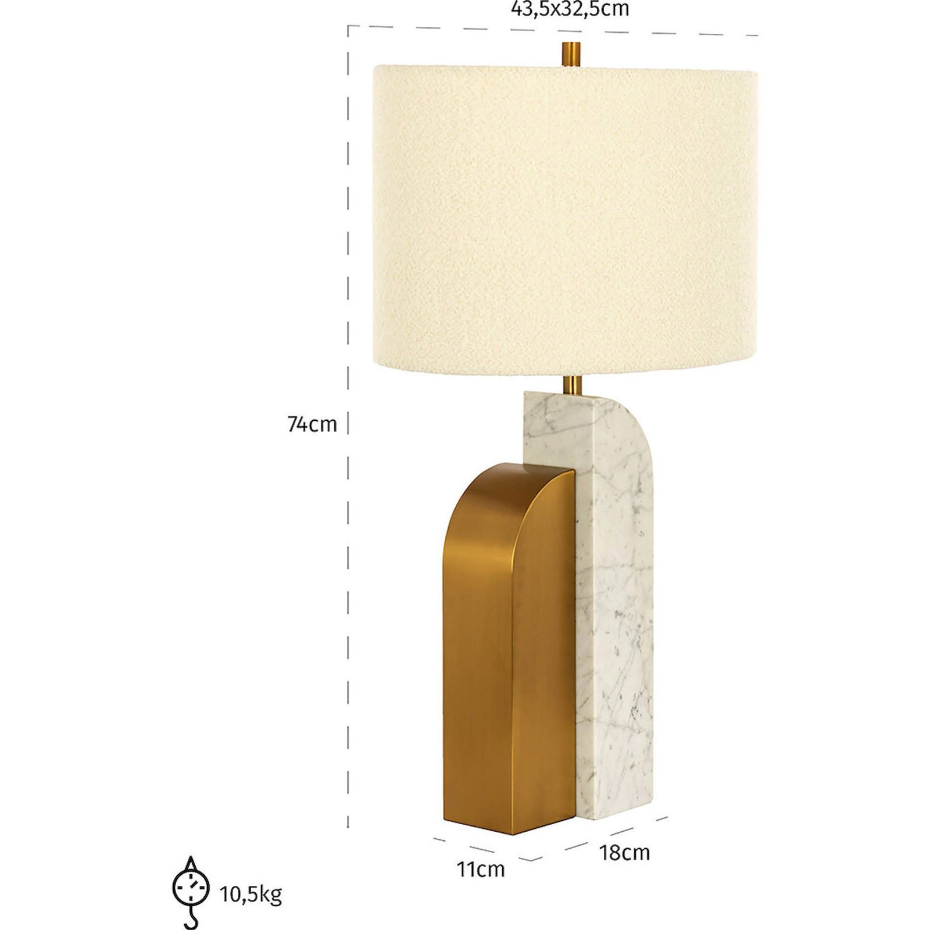 Lampe de chevet en marbre Liliana Richmond