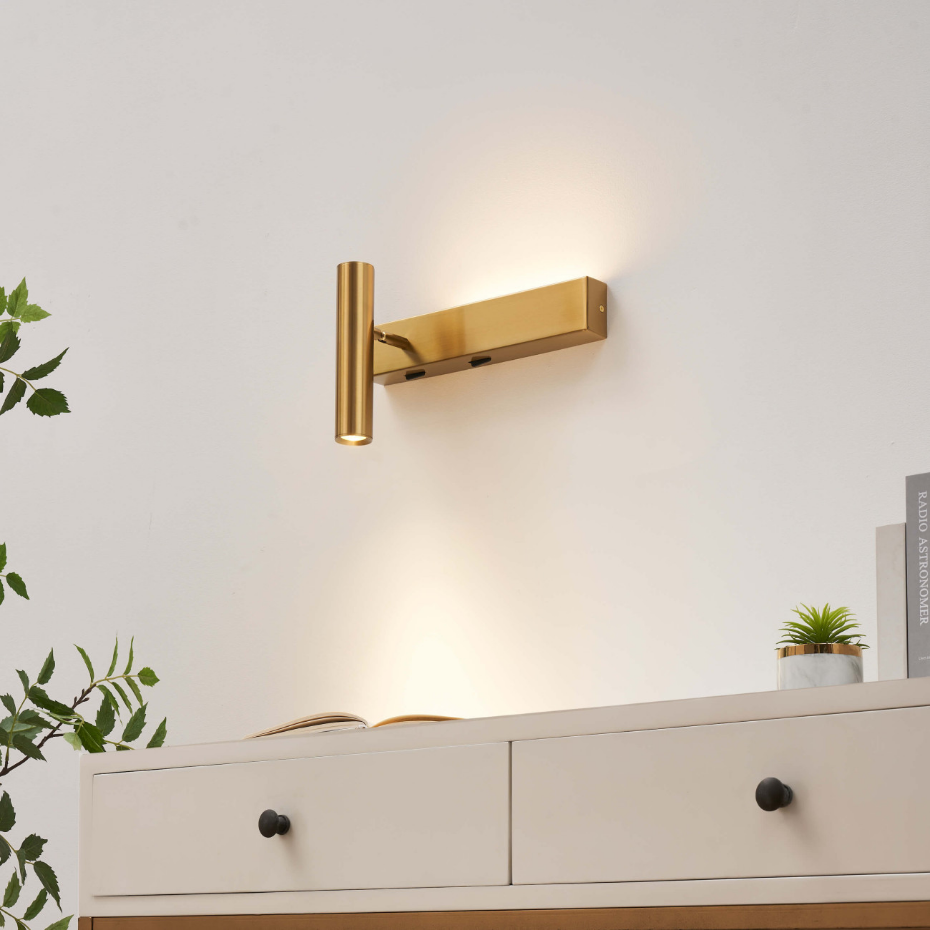 Applique LED en laiton gauche - LODVI