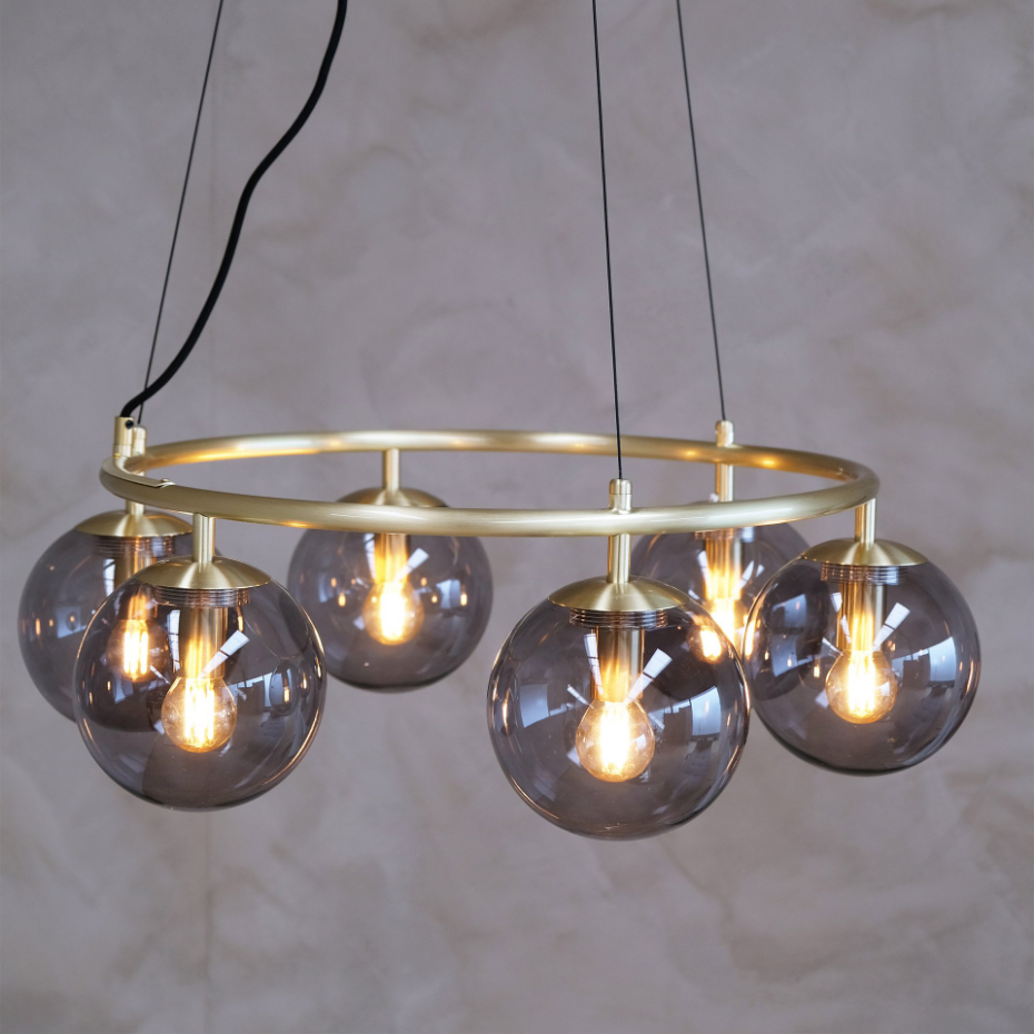 Lustre en Verre et Métal COMO