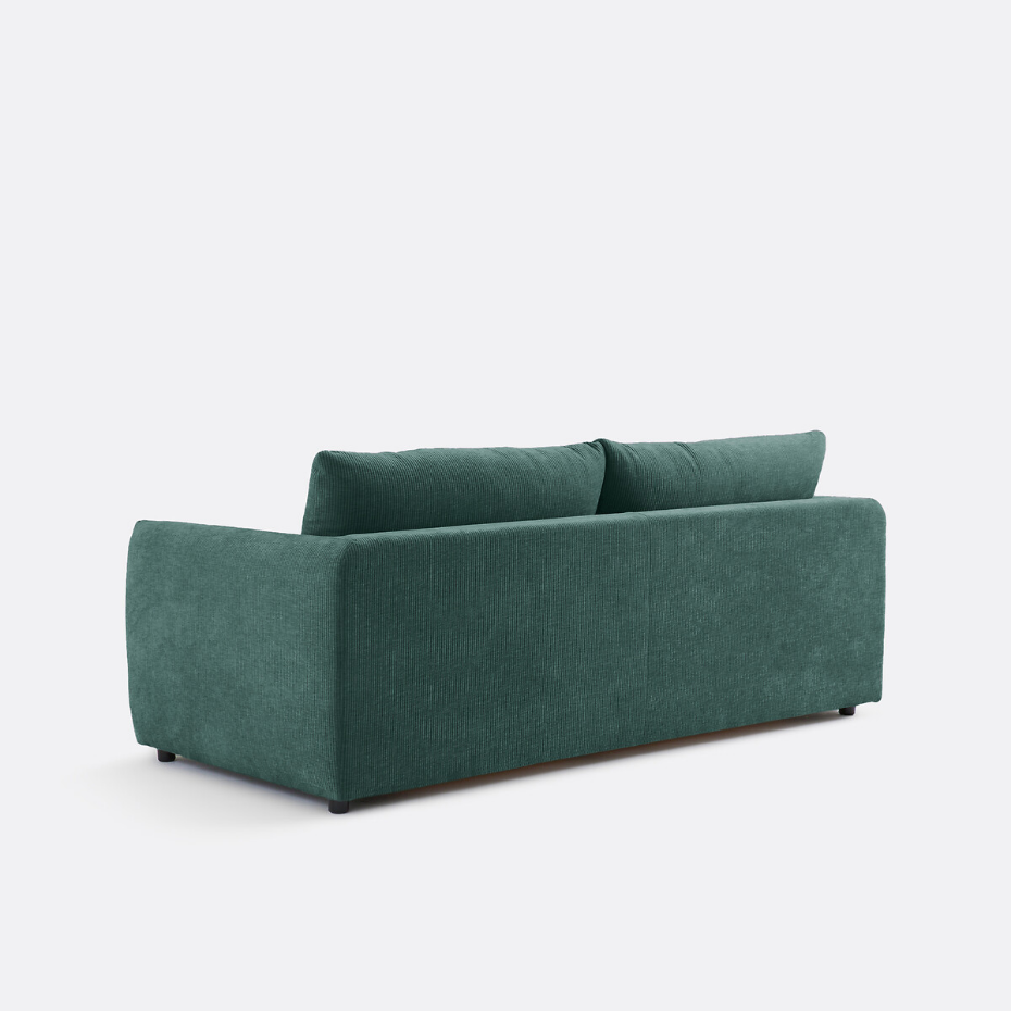 Canapé convertible 2, 3, 4 pl., velours gaufré Yde
