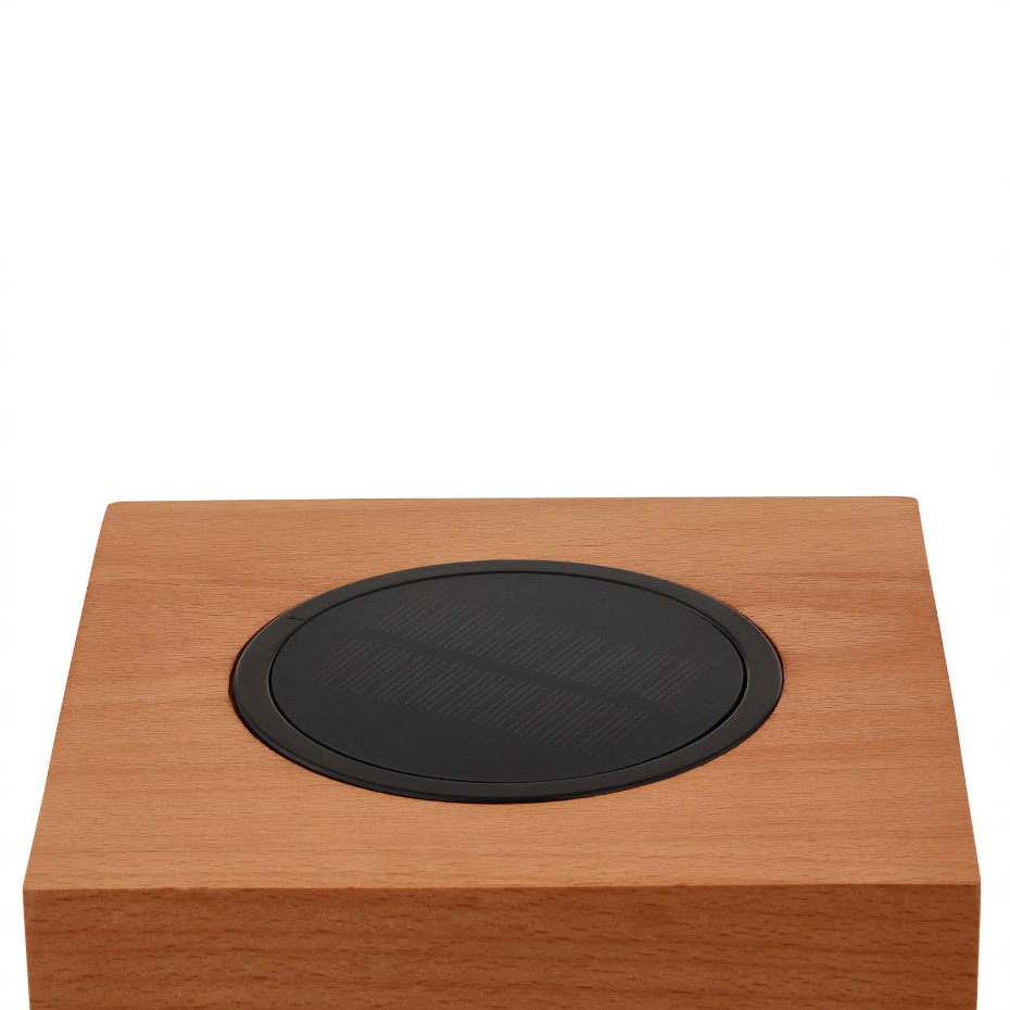 Lampe solaire extérieur en boisLED, Peransa