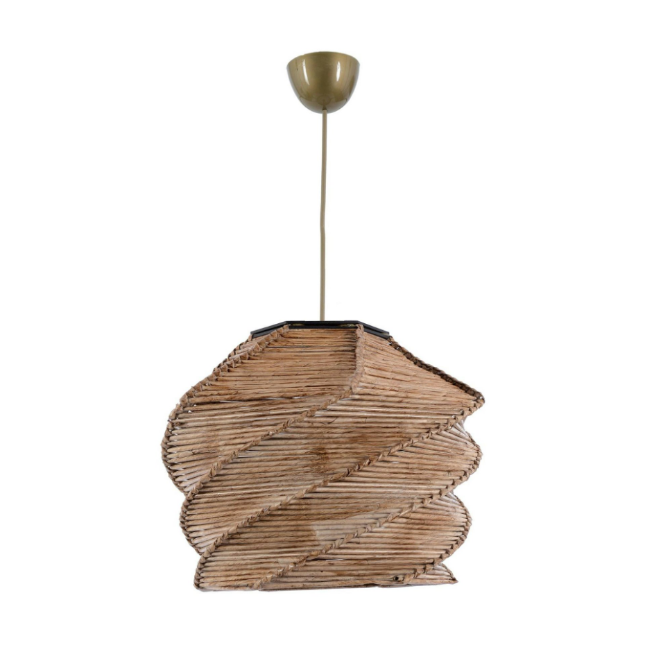 Suspension bohème forme ruche - effet bambou OLTEN