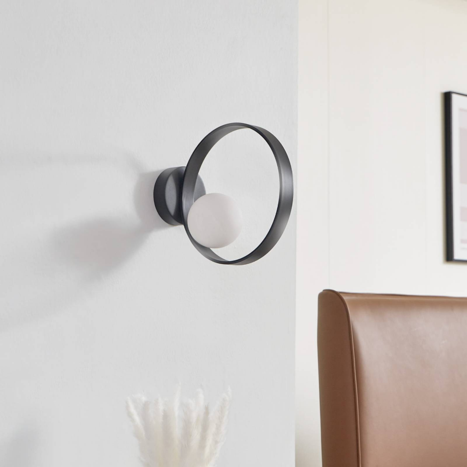 Applique en métal moderneLED, Luneo