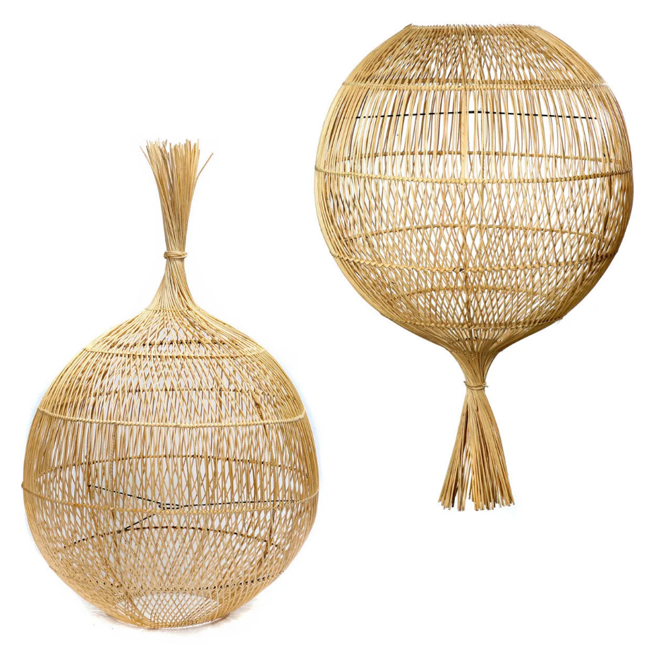 Lampadaire en rotin WONTON