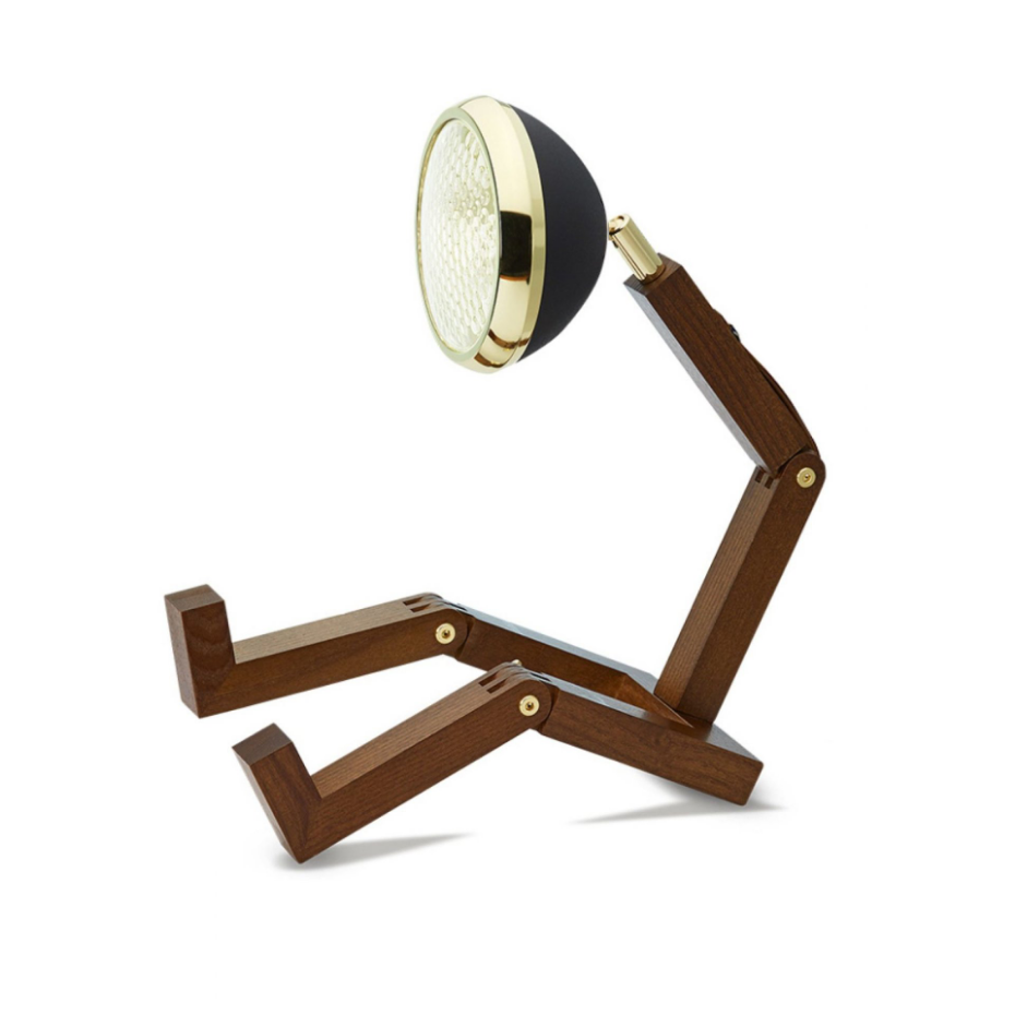 Lampe Mr Wattson Brass Matte Black