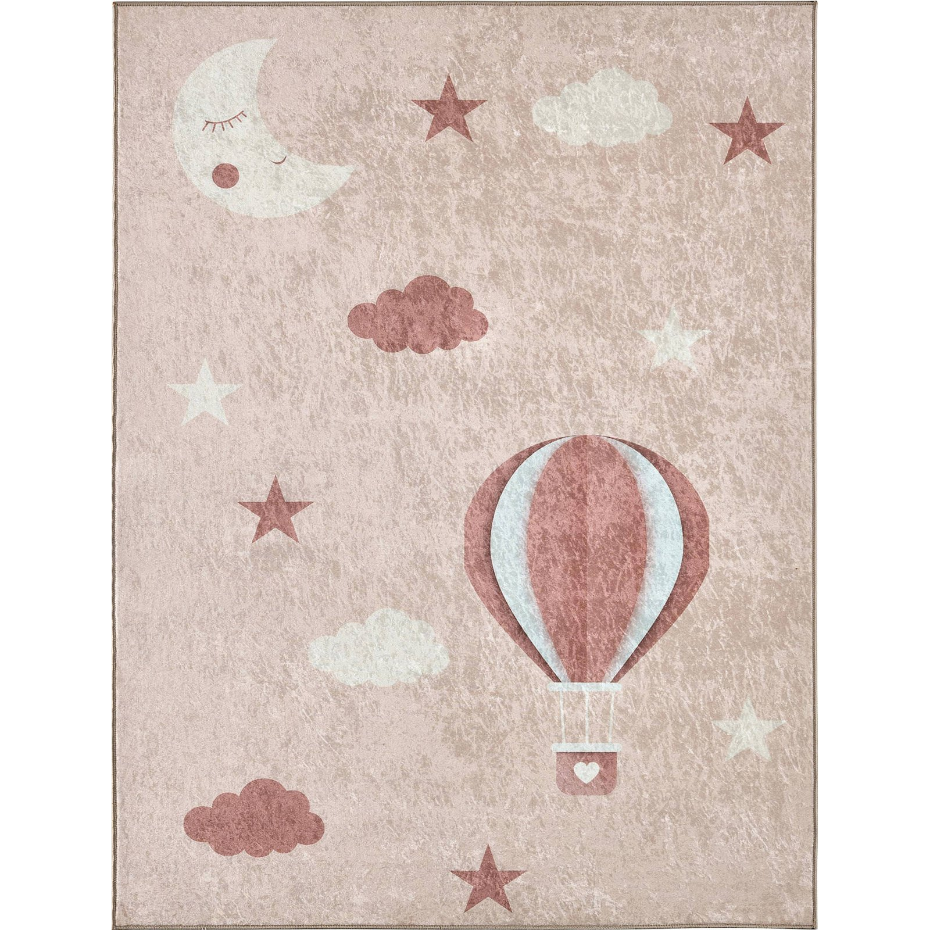 Tapis rectangulaire en polyester HAPPY