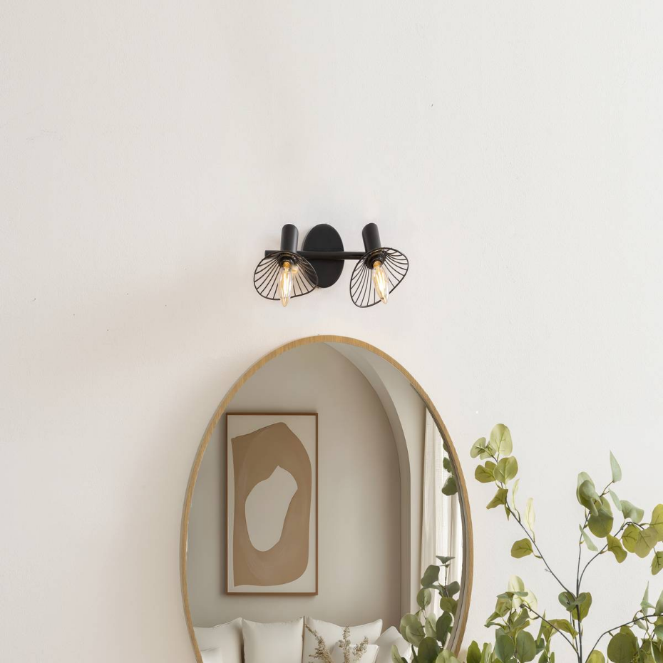 Applique 2 spots orientables métal ADELIA