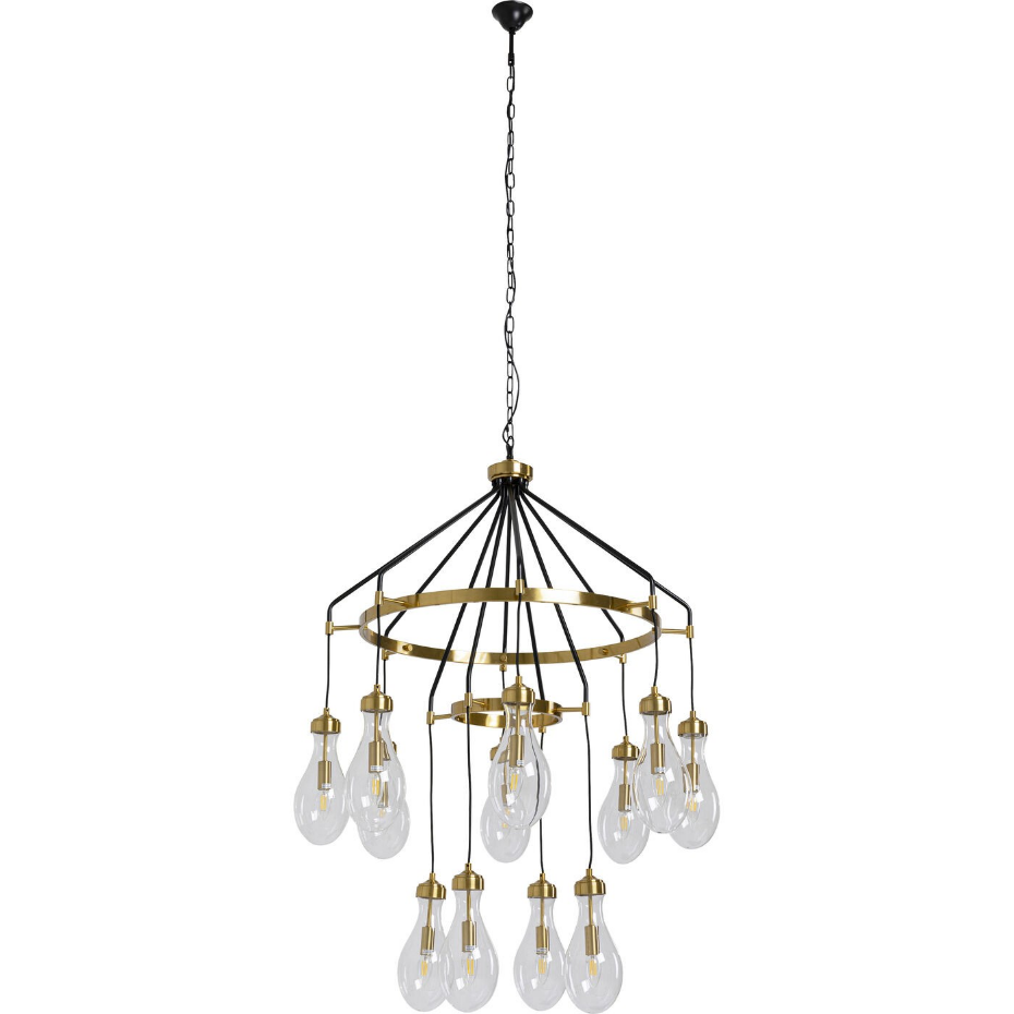 Suspension en verre et acier, BELL HIGHLIGHT
