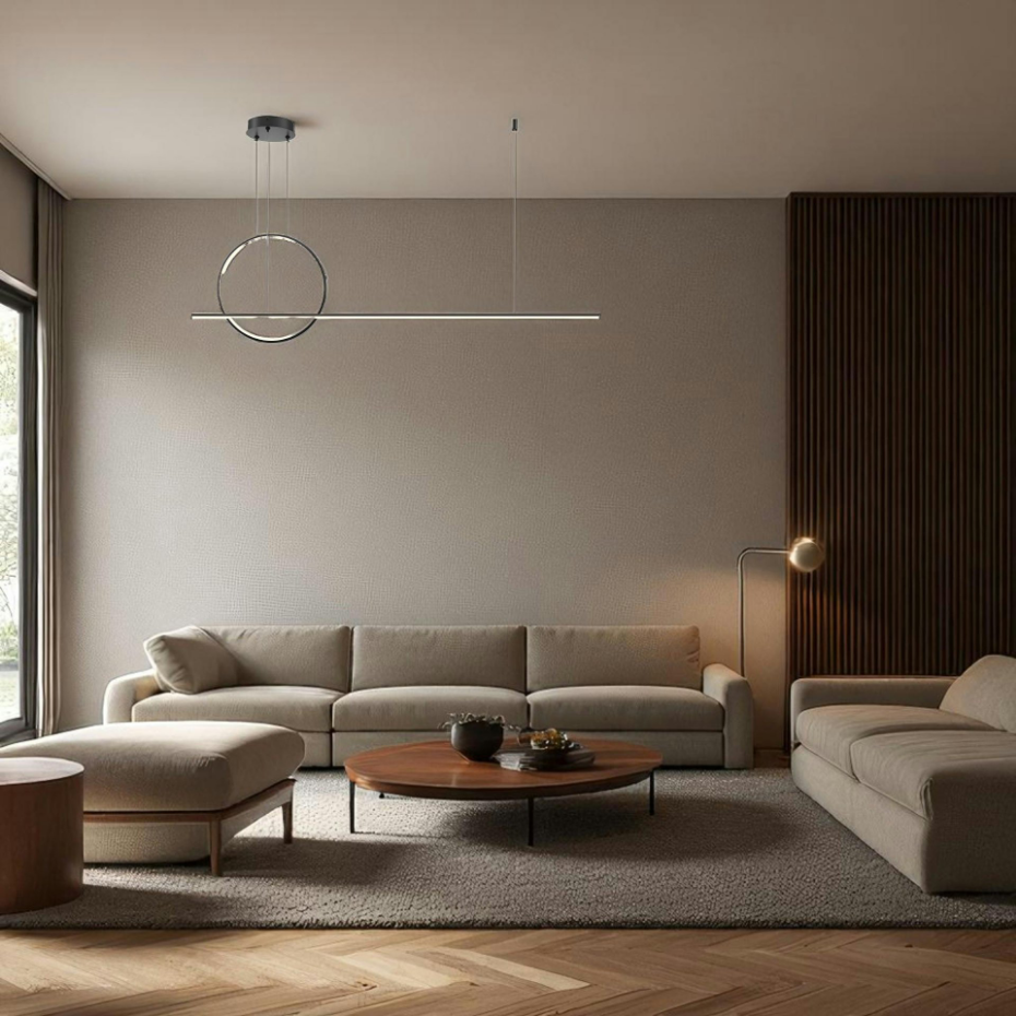 Suspension design à LED pour salon SALEM
