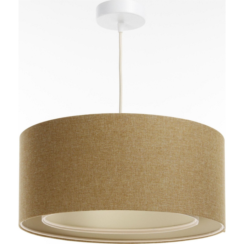 Suspension ronde en tissu Boho Elegant