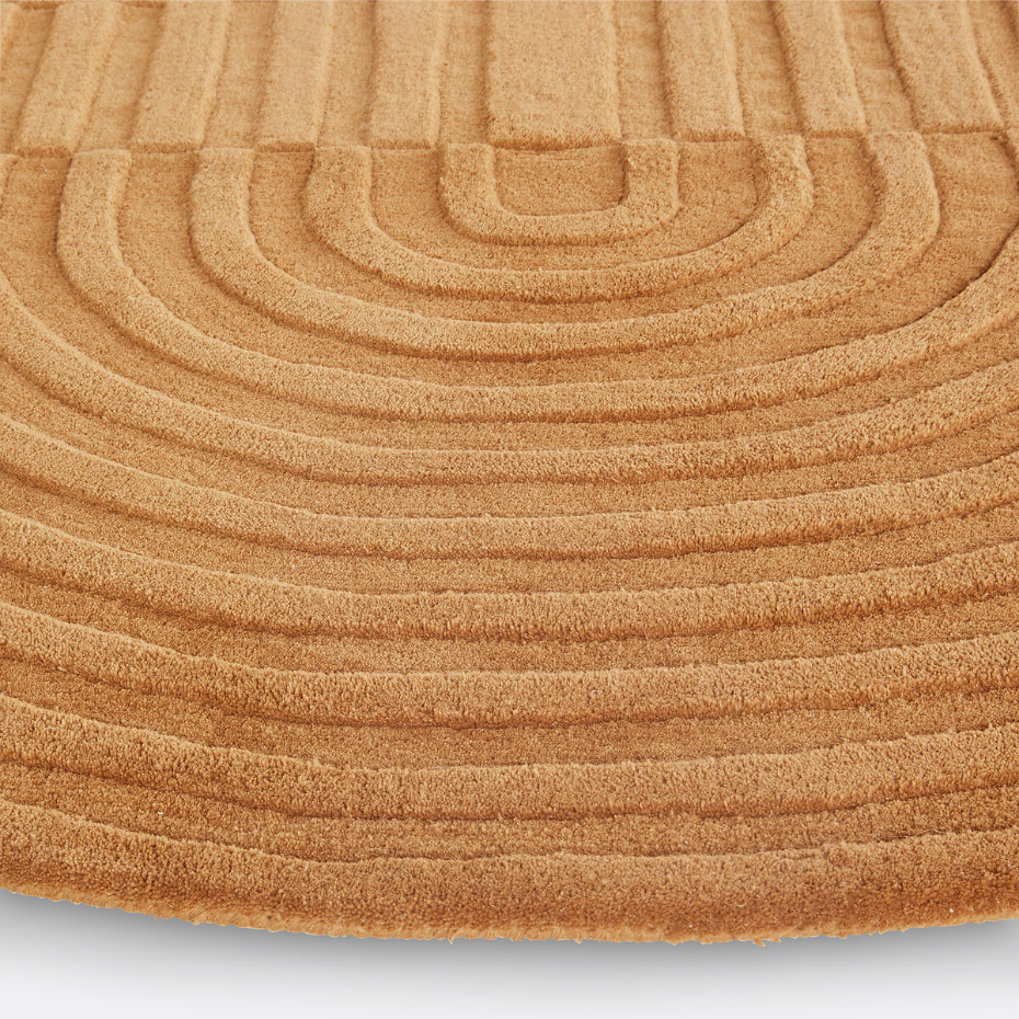 Tapis ovale en laine, Malko