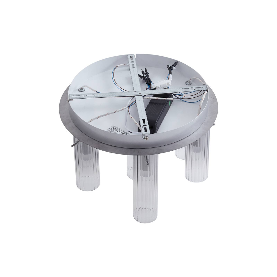 Plafonnier en verre moderneLED, Korvitha