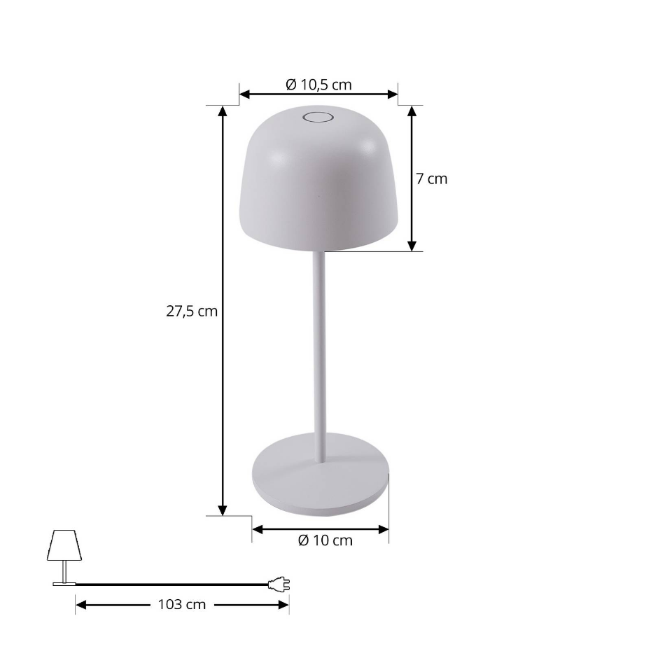 Luminaire de terrasse en aluminium moderneLED