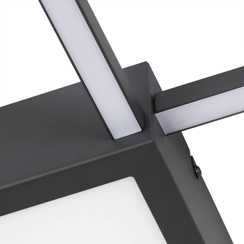 Plafonnier en aluminium moderneLED, Duetto