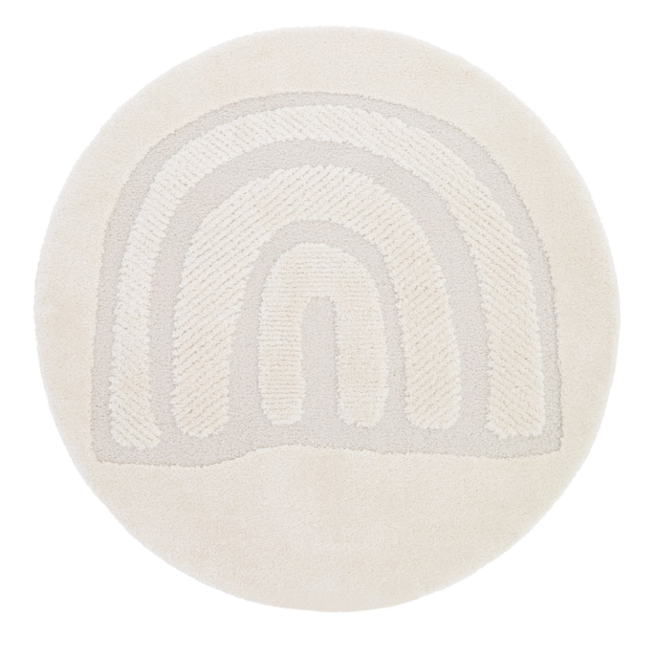 Tapis enfant arc en ciel ton sur ton RAINBOW DREAM