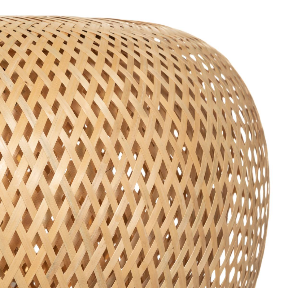Suspension bambou tressé circulaire NAM