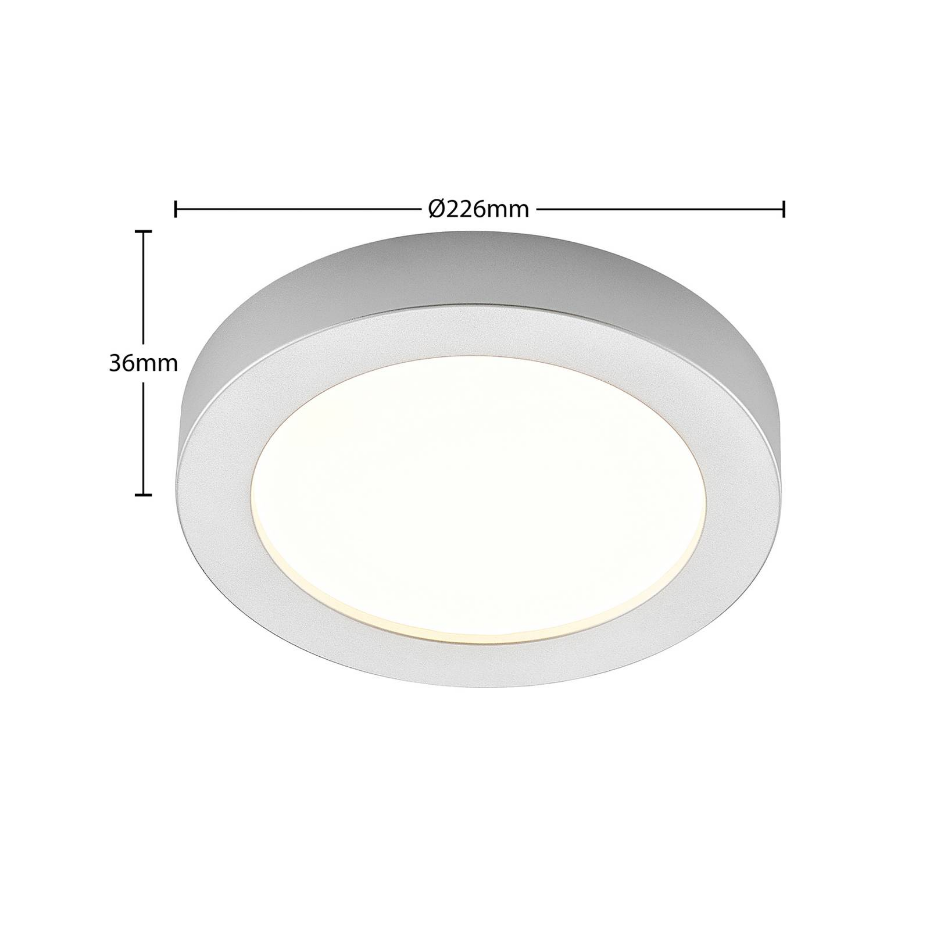 Plafonnier en aluminium moderneLED, Edwina