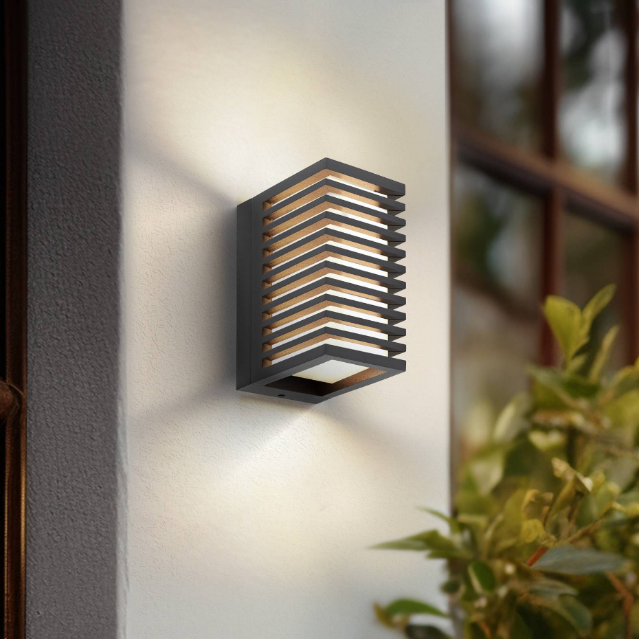 Applique extérieure en aluminium moderneLED