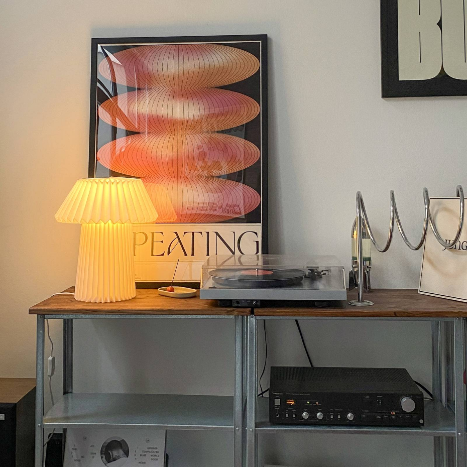 Lampe à poser en papier, Magali