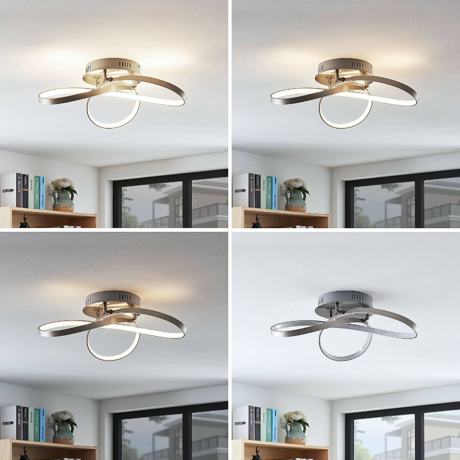 Plafonnier en aluminium moderneLED, Saliha