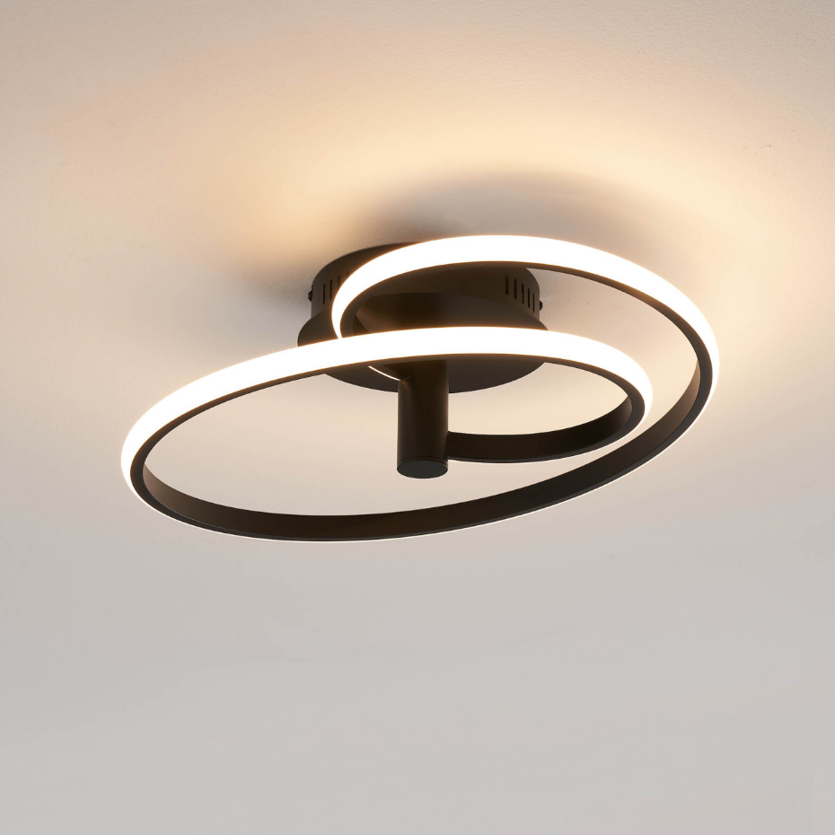 Plafonnier moderne avec cercles LED - KEANE