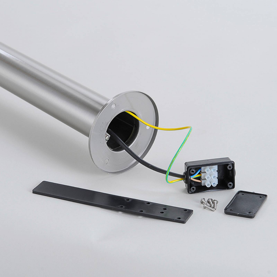 Luminaire extérieur en inox moderneLED